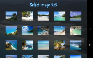 Tile Puzzle image selection screen